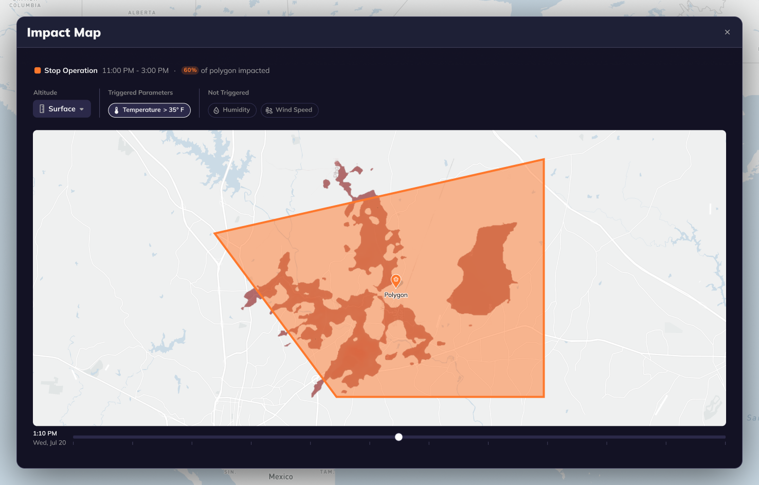 Investigating Insights on Polygons and Polylines – Tomorrow.io